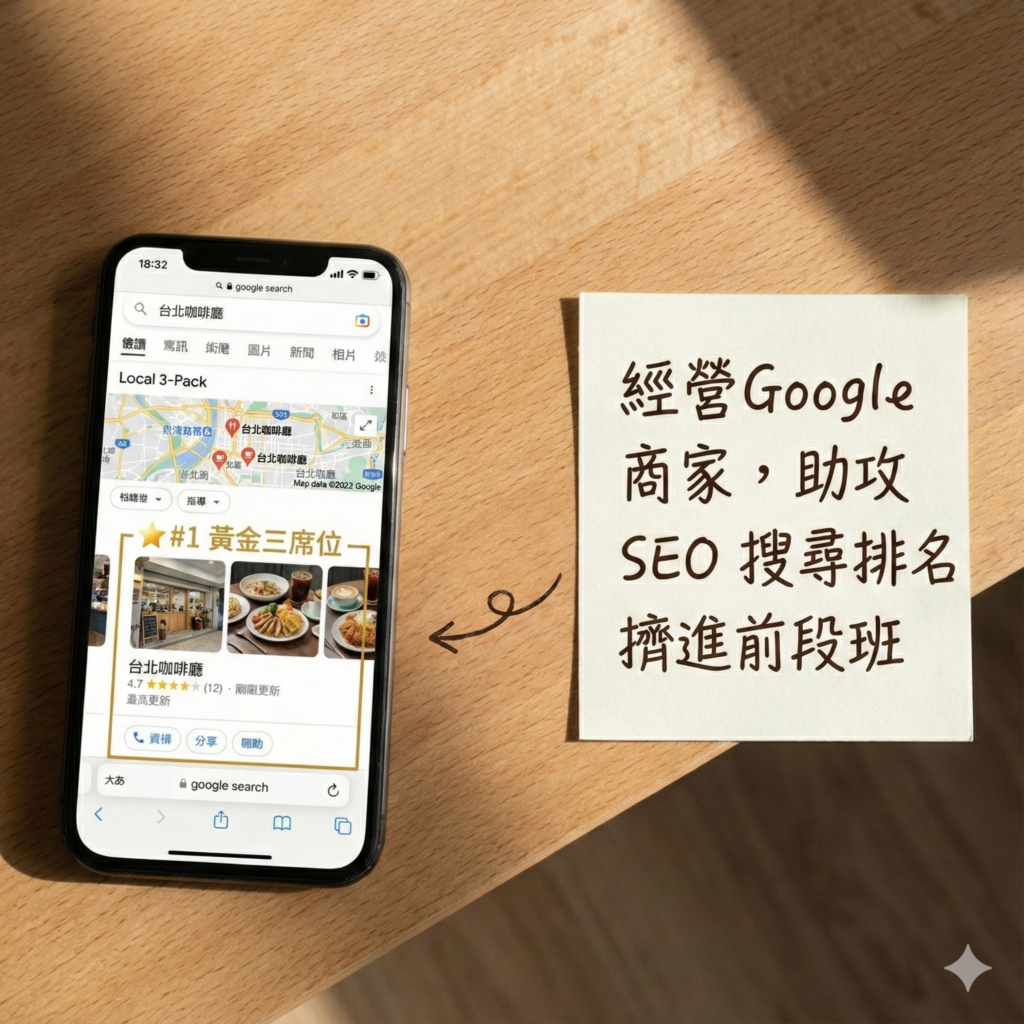 經營google商家，助攻seo擠進排名前段班